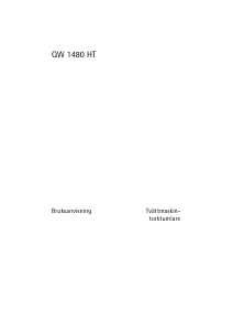 Bruksanvisning Husqvarna-Electrolux QW1480HT Kombinerad tvätt-tork