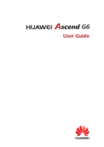 Bruksanvisning Huawei Ascend G6 Mobiltelefon