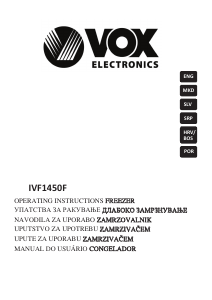 Manual Vox IVF1450F Frigorífico combinado