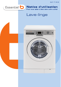 Mode d’emploi Essentiel B ELF 714 D3 Lave-linge