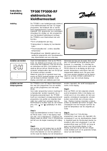 Handleiding Danfoss TP5000-RF Thermostaat