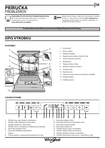 Návod Whirlpool WFO 3O33 PL X Umývačka riadu