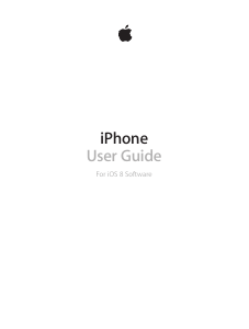 Manual Apple iPhone (iOS 8) Mobile Phone