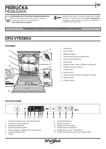 Návod Whirlpool WIO 3O540 PELG Umývačka riadu