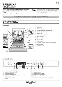 Návod Whirlpool WIO 3T133 PE 6.5 Umývačka riadu