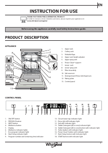 Manual Whirlpool WIP 4T233 PFEG Dishwasher