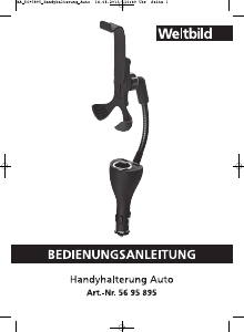 Bedienungsanleitung Weltbild 56 95 895 Handyhalterung