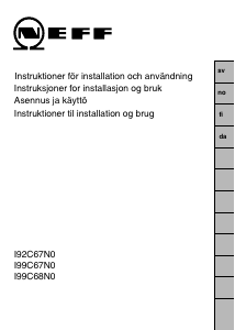 Brugsanvisning Neff I99C68N0 Emhætte