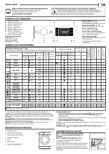 Mode d’emploi Whirlpool BIWMWG71483FR N Lave-linge