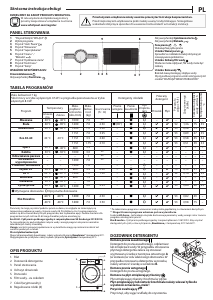 Instrukcja Whirlpool FFB 7238 WV PL Pralka