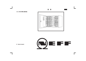 Mode d’emploi Neff S4443J1 Lave-vaisselle