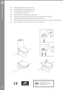 Instrukcja Gustavsberg Artic Toaleta