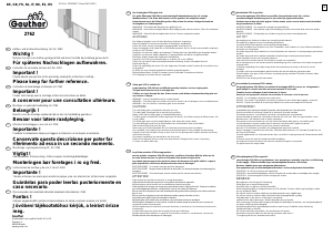 Manuale Geuther 2762 Cancelletto bambini