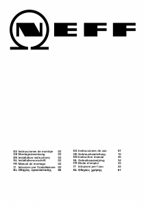 Használati útmutató Neff T43E20N0 Főzőlap