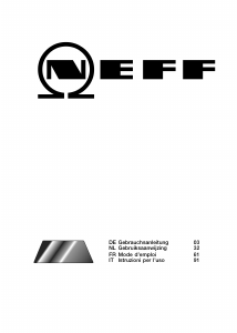 Használati útmutató Neff T43R10N0 Főzőlap