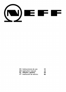 Manual Neff T43R20N1 Hob