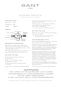 Manual Gant 1061 Ocean Grove Watch