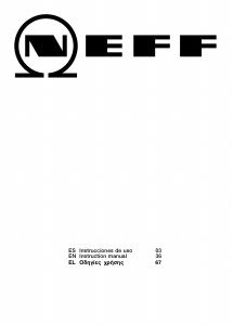 Manual Neff T45T83X0 Hob