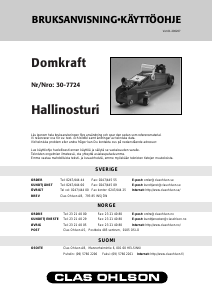 Käyttöohje Clas Ohlson 30-7724 Tunkki