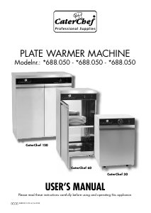 Handleiding CaterChef 30 Bordenverwarmer