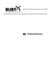 Bedienungsanleitung BURY ActiveCradle Universal Handyhalterung