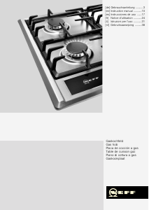 Manual Neff T66M66N0 Hob