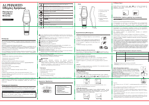 Handleiding Alphamed UFR106 Thermometer