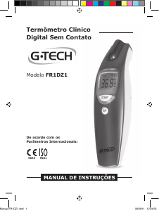 Manual G-Tech FR1DZ1 Termómetro