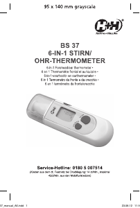 Handleiding Hartig and Helling BS 37 6-in-1 Thermometer