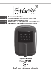 Instrukcja Maestro MR755 Frytkownica