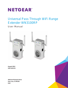 Bruksanvisning Netgear WN3100RP Repeater