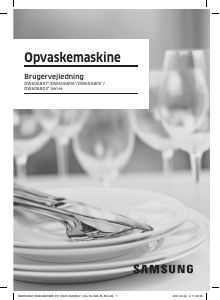 Brugsanvisning Samsung DW60A8050US Opvaskemaskine