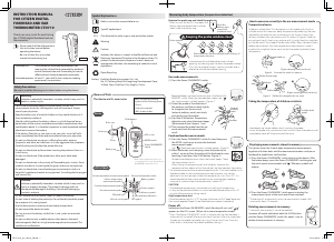 Manual Citizen CTD 710 Thermometer