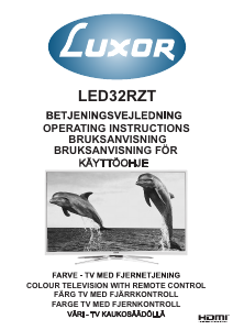 Handleiding Luxor LED32RZT LED televisie