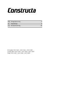 Käyttöohje Constructa CD11321 Liesituuletin