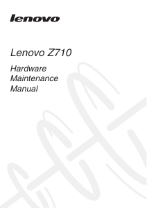 Bruksanvisning Lenovo IdeaPad Z710 Bärbar dator