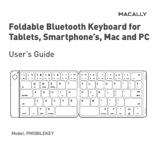 Handleiding Macally PMOBILEKEY Toetsenbord