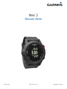 Manuale Garmin fenix 2 Orologio sportivo