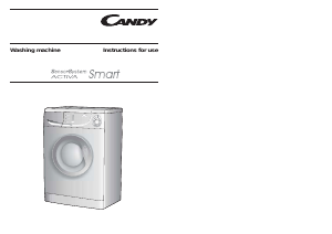 Manual Candy C1105 Washing Machine