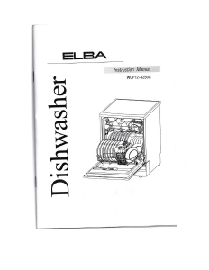 Manual Elba WQP12-9250GW Dishwasher