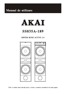 Manual Akai SS035A-189 Difuzor