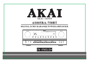 Használati útmutató Akai AS005RA-750BT Erősítő