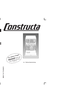 Bedienungsanleitung Constructa CG341J2 Geschirrspüler