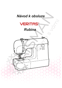 Manuál Veritas Rubina Secí stroj