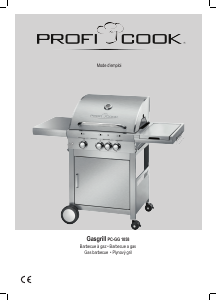 Mode d’emploi Proficook PC-GG 1058 Barbecue