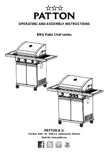 Руководство Patton Patio Chef 2+ Барбекю