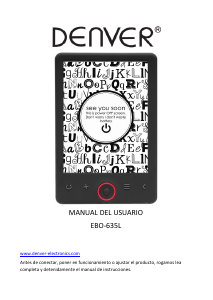 Manual de uso Denver EBO-635L E-reader