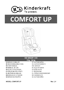 Manual Kinderkraft Comfort Up Car Seat
