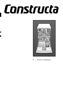 Mode d’emploi Constructa CG4A02J5 Lave-vaisselle