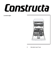 Manuale Constructa CG4A05J5 Lavastoviglie
